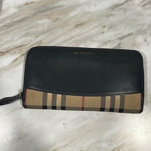 Burberry Nova Check Long Wallet